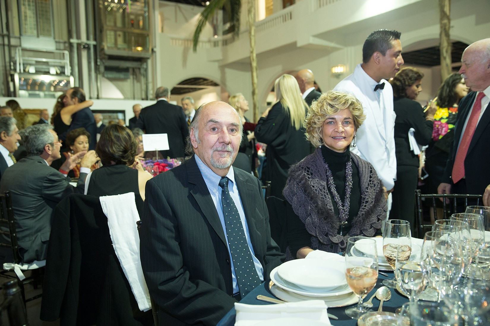Martin García Urquiaga y Germaine Gómez Haro en la cena del Décimo Aniversario del MAP. (Foto: RSVP).
