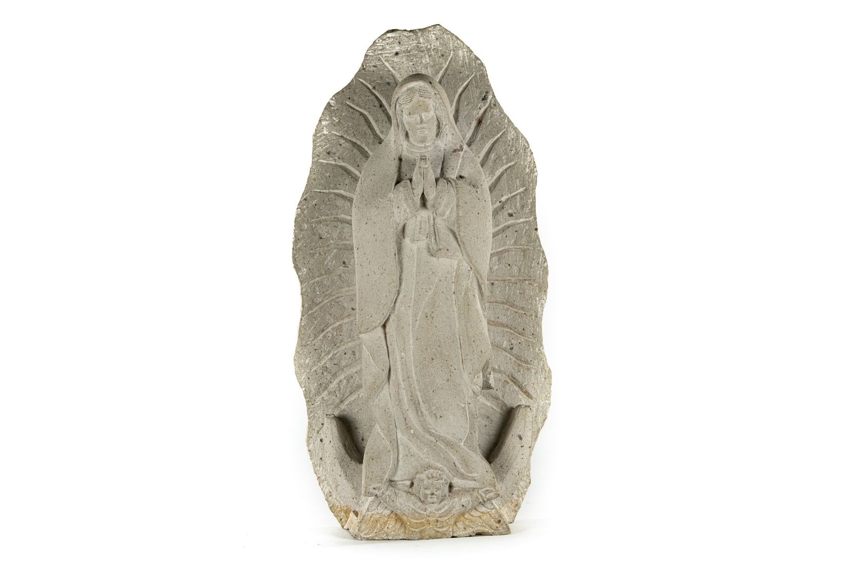 4. Virgen de las Palomitas. (virgen de Guadalupe) Desconocido. Savia. Cantera Proc. Desc. 002246_0001
