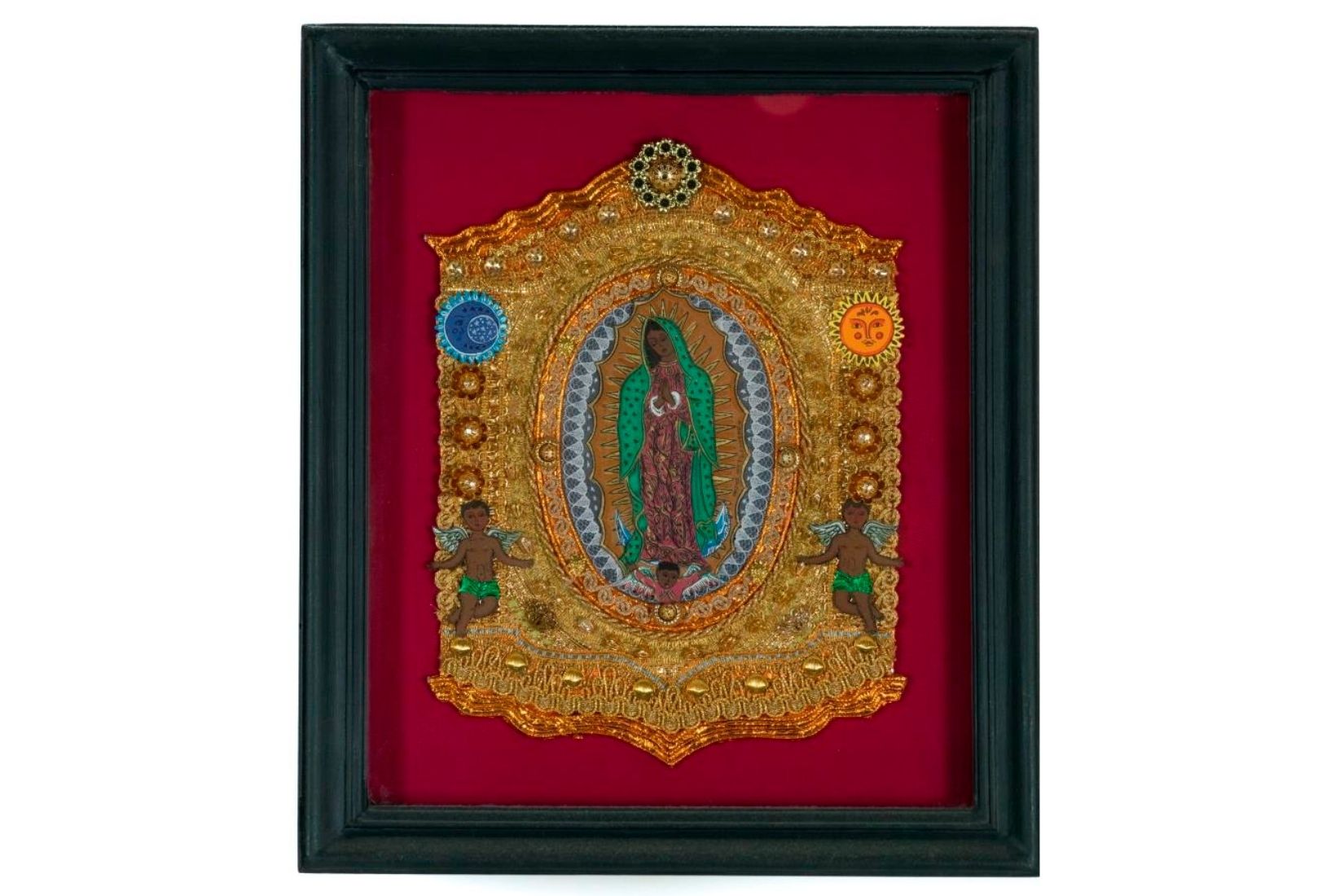 69.003845 Autor Pedro Ortega Lozano - Virgen de Guadalupe -Collage - RPapel y Cartón - Fideicomiso MAP - Donante . - Estado Distrito Federal (2)