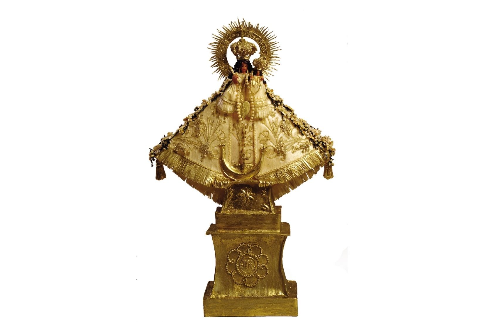 Virgen de Talpa. Chilte modelado y pintado. Artesana Ma. de la Luz L. López Morán. Talpa de Allende, Jal. Col. Part. (Foto: Nicola Lorusso).