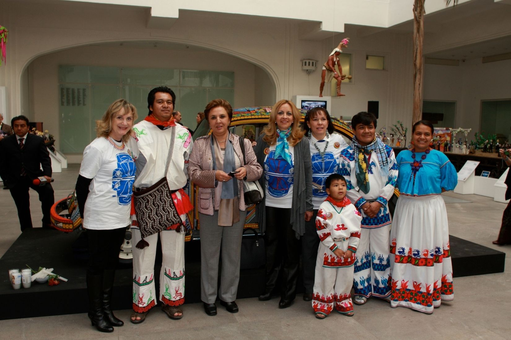 Maureen Spilk, Mtro. Álvaro Ortiz, Mariana Sosa, Lourdes Alcocer, Cecilia Moctezuma, Francisco Bautista y familia.