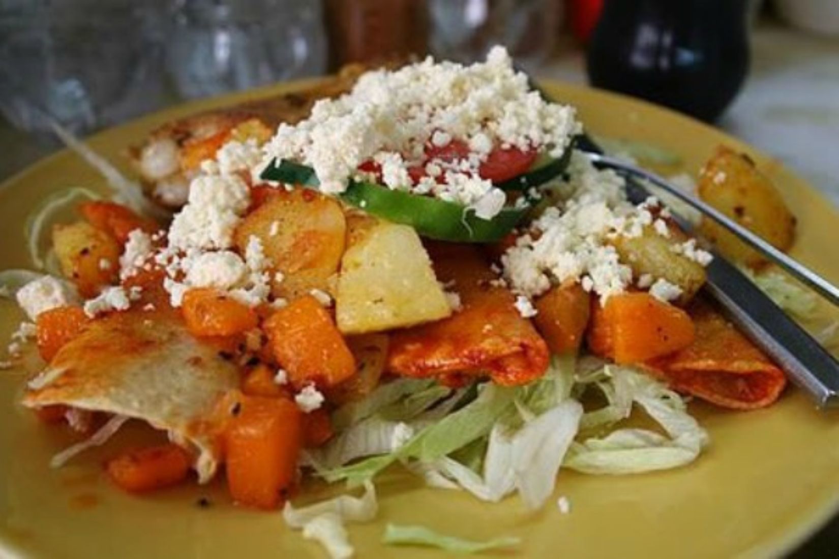 Enchiladas Mineras. (Foto_ unionguanajuato.mx)