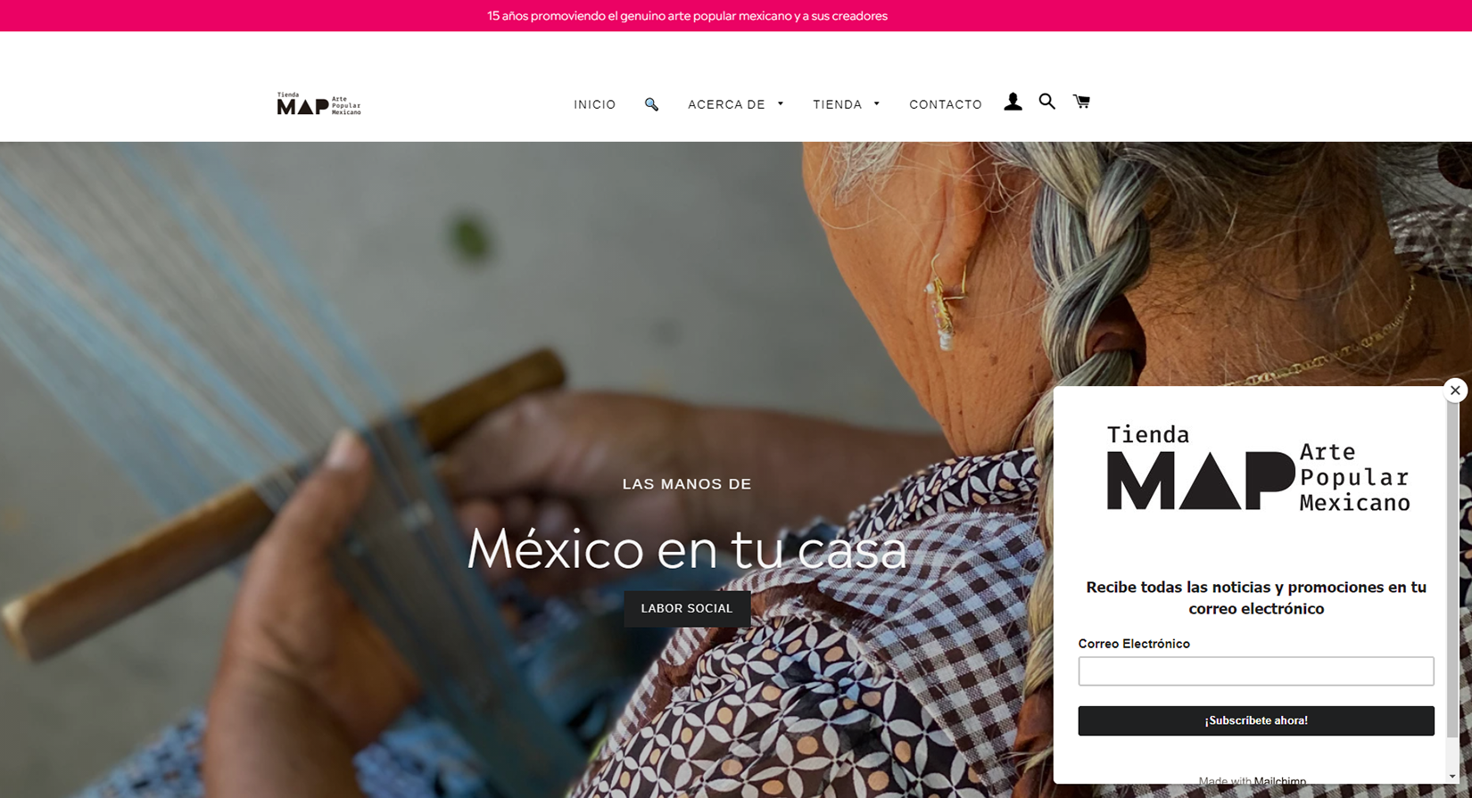 Tienda del MAP en línea