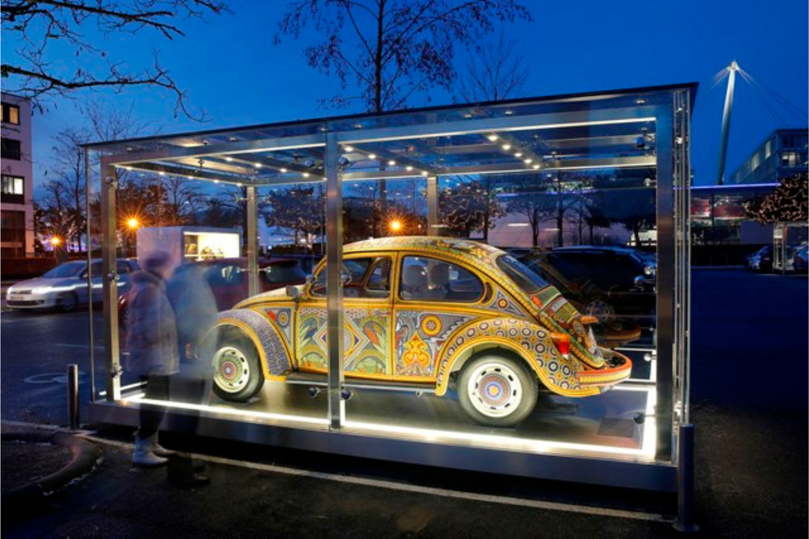 Vochol en exhibición en el Autostad VW en Wolfsburg, Alemania. 2012. (Foto: AmigosMAP).