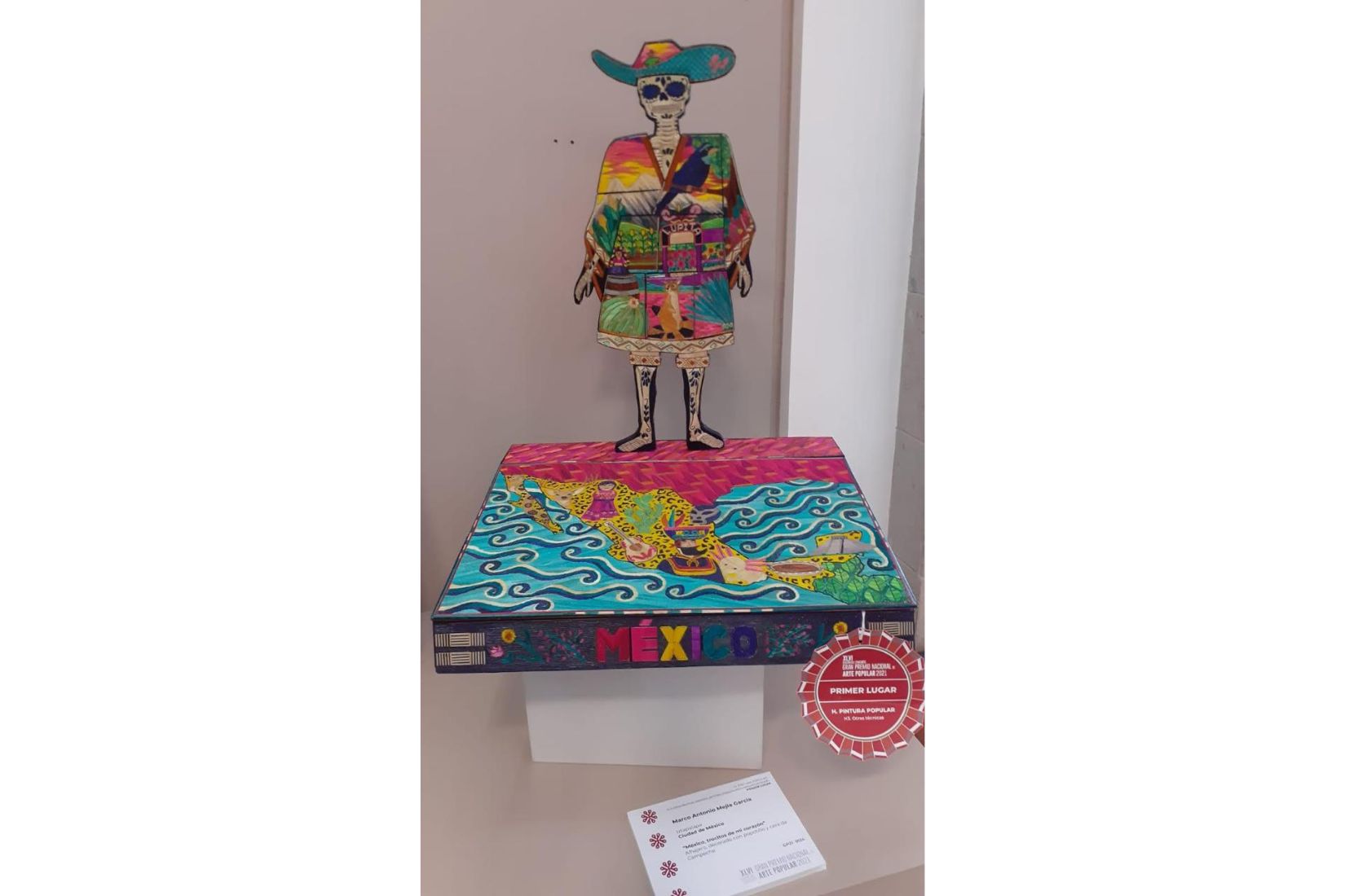 Pieza elaborada por Marco Antonio, hijo de Martha Patricia.